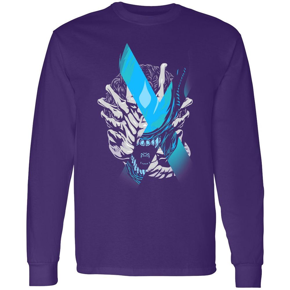 Long Sleeve T-Shirt - RWNE9YWE - Purple - 13