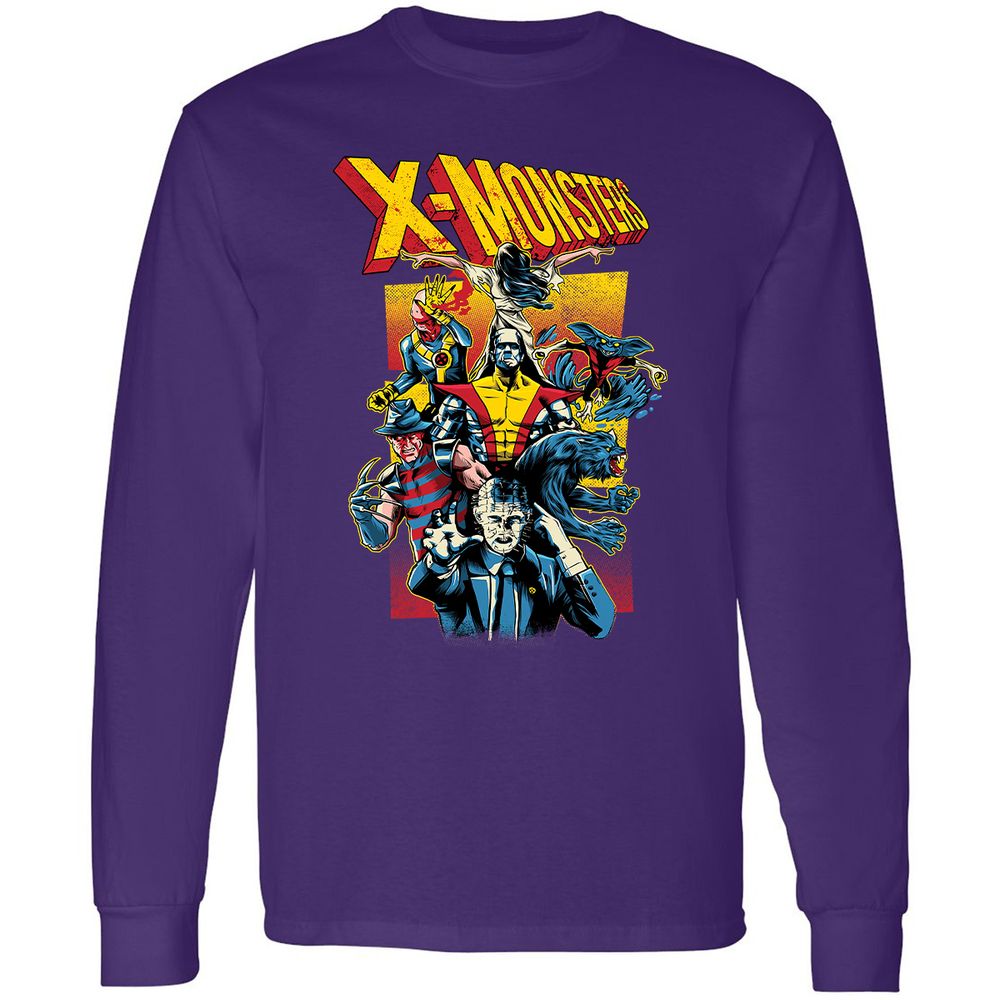 Long Sleeve T-Shirt - MXRH2ZGC - Purple - 13