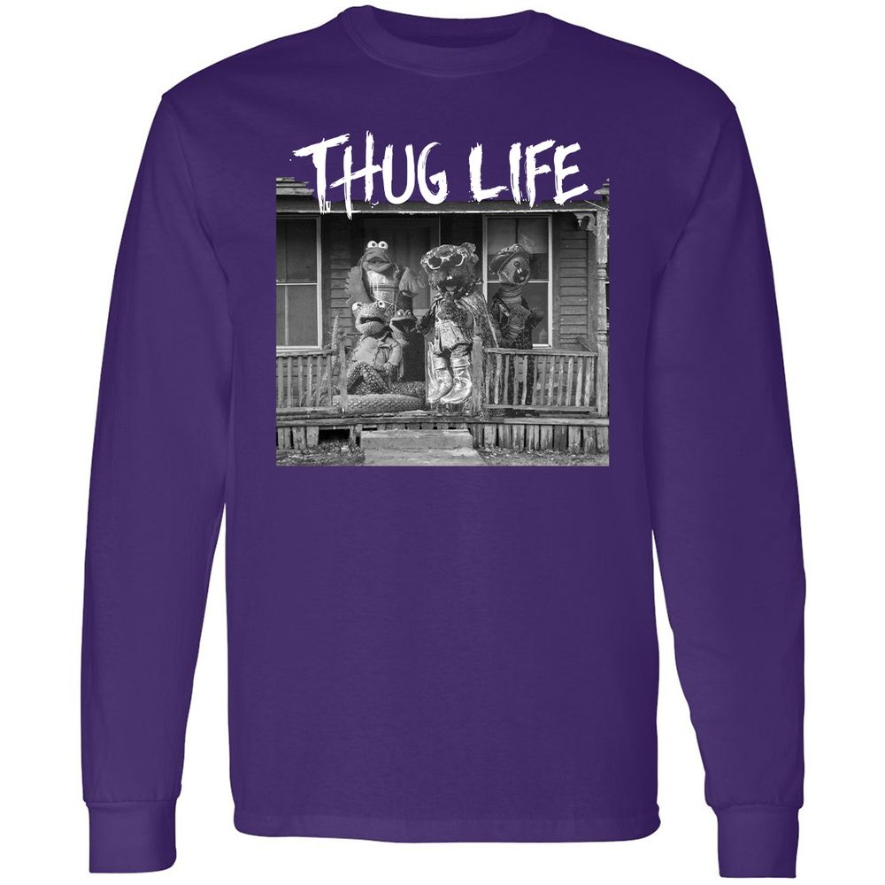 Long Sleeve T-Shirt - WLB8GWLM - Purple - 13