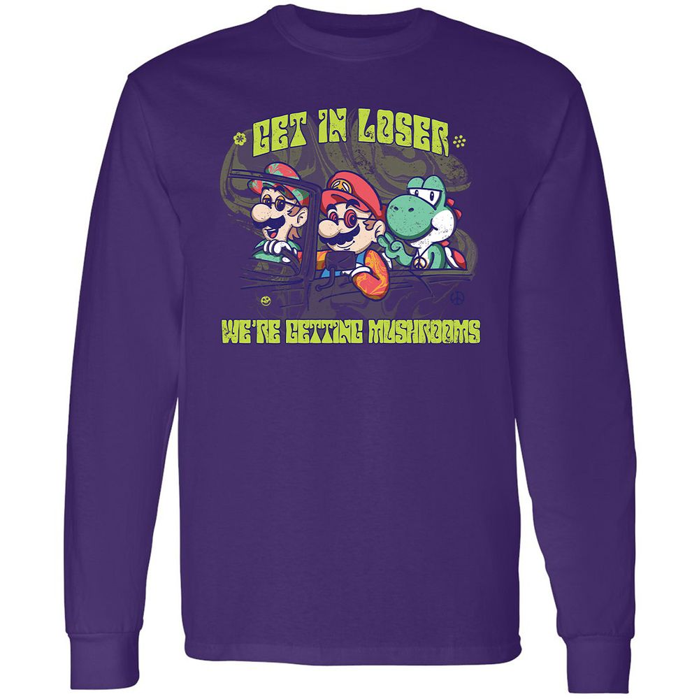 Long Sleeve T-Shirt - UFWDYBMD - Purple - 13