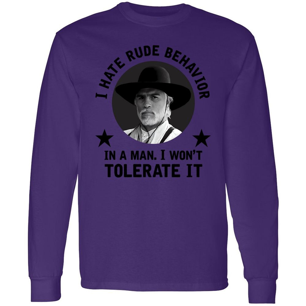 Long Sleeve T-Shirt - BQ9DNZ4N - Purple - 13