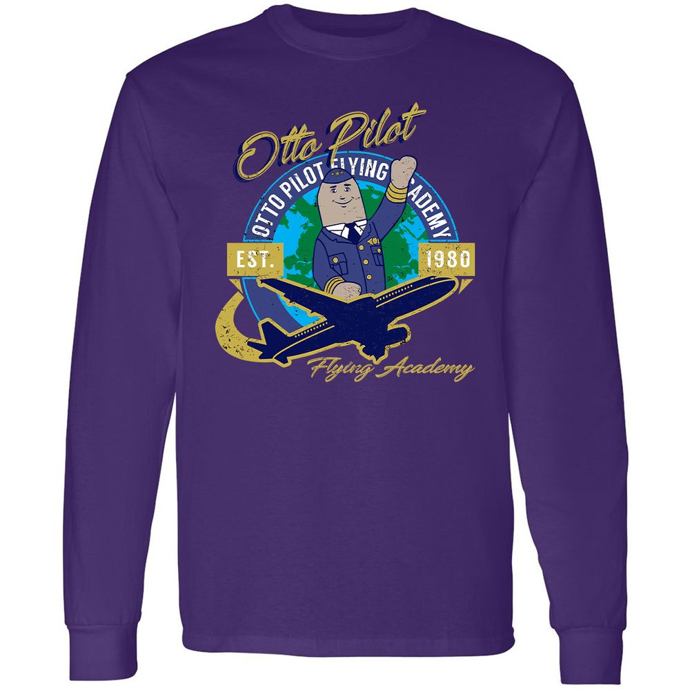 Long Sleeve T-Shirt - 8682XHDE - Purple - 13