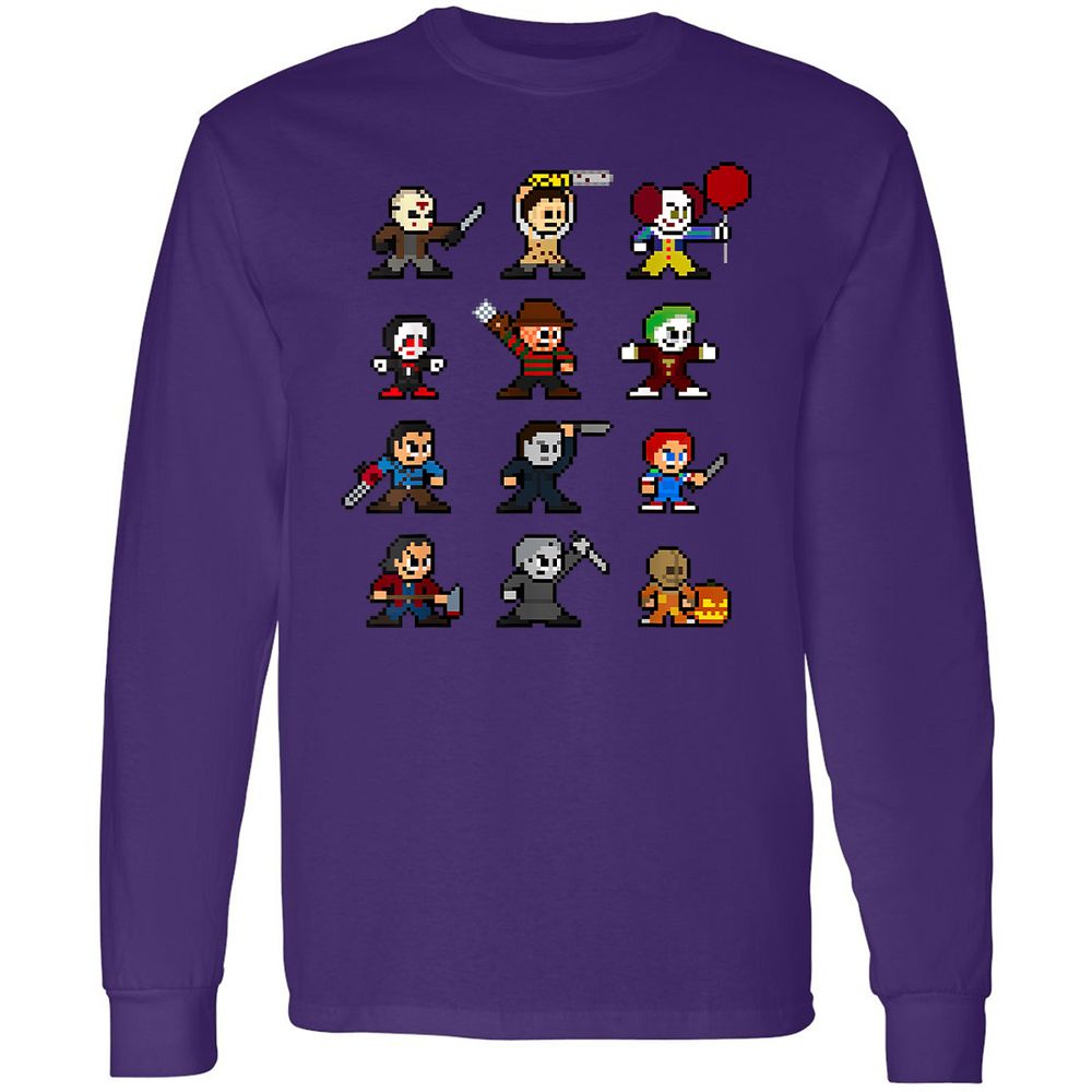 Long Sleeve T-Shirt - HXQTA5MV - Purple - 13