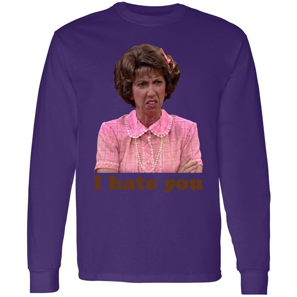 Long Sleeve T-Shirt - YGXT3YVU - Purple - 13
