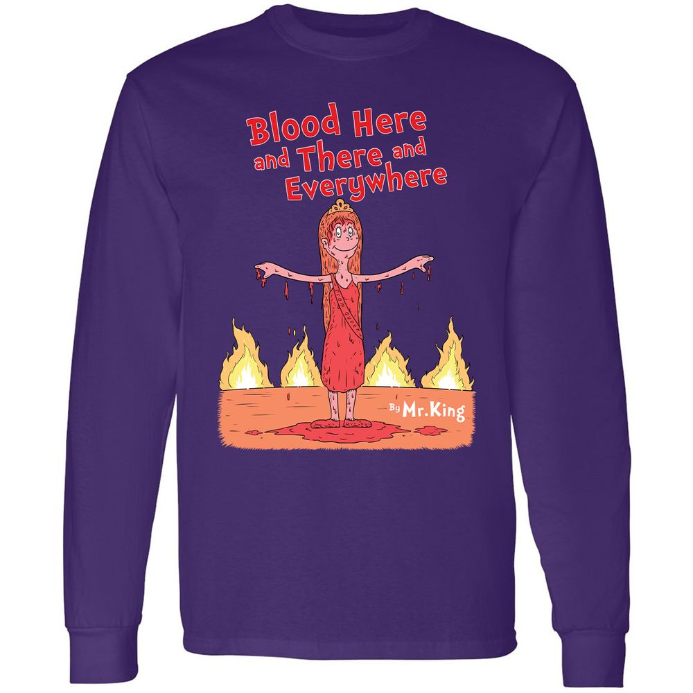 Long Sleeve T-Shirt - T9FHDWHL - Purple - 13
