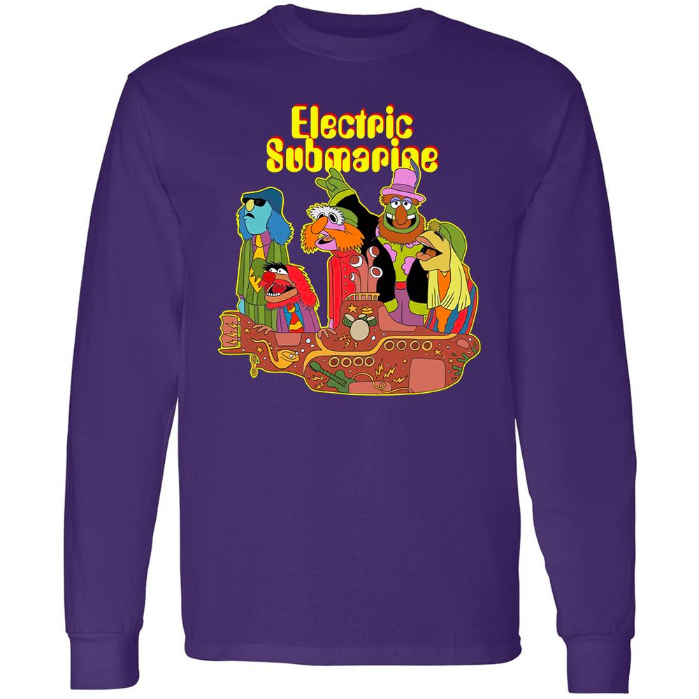 Long Sleeve T-Shirt - ATH94HUB - Purple - 13