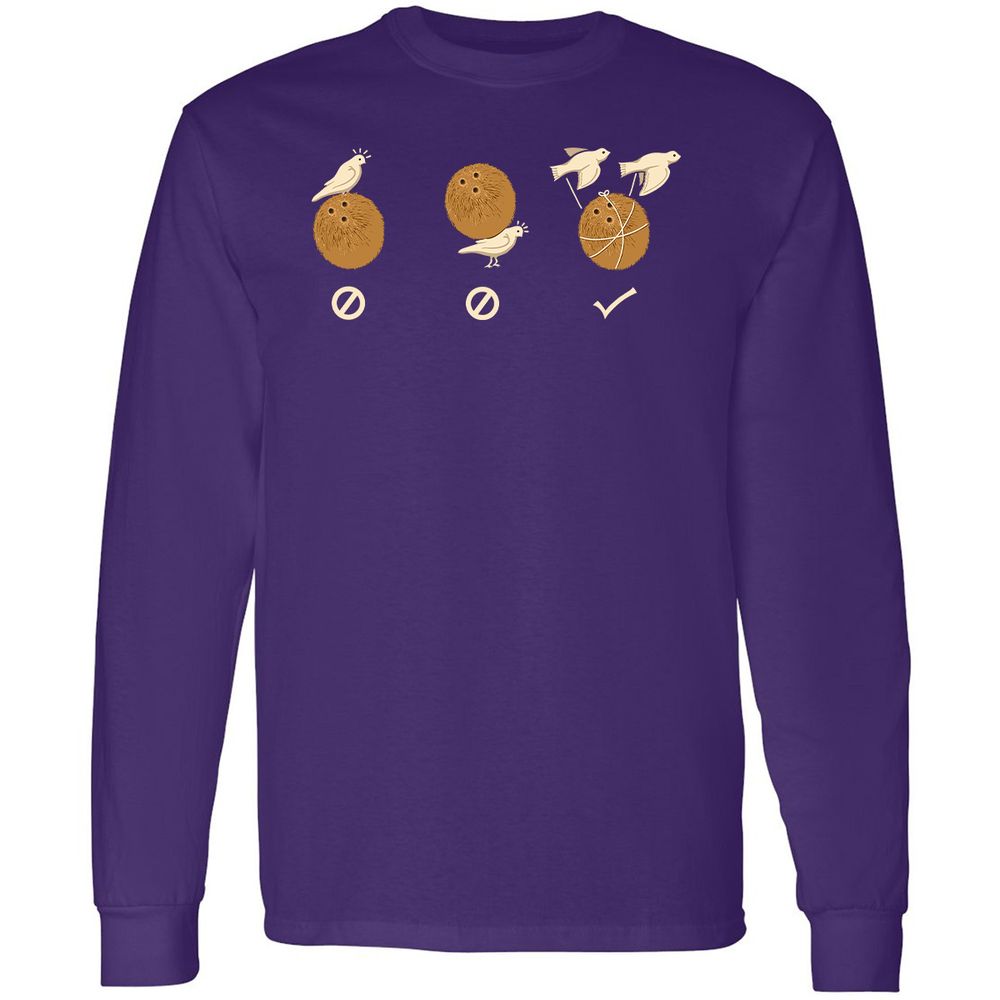 Long Sleeve T-Shirt - 2JYQTQAY - Purple - 13