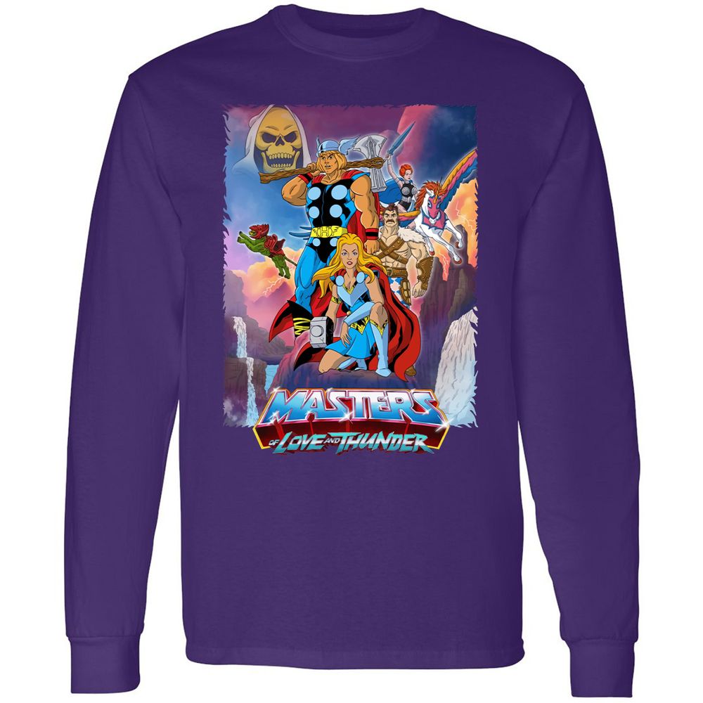 Long Sleeve T-Shirt - MLCZJL19 - Purple - 13