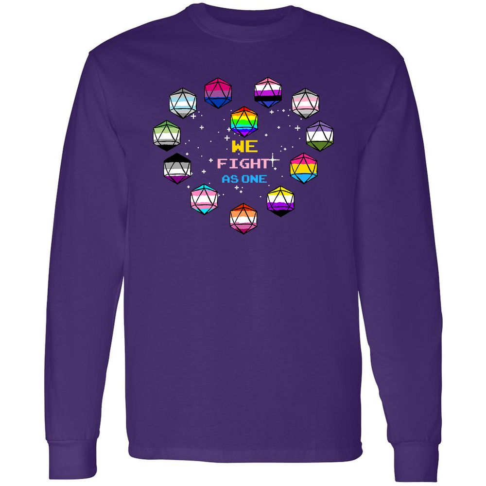 Long Sleeve T-Shirt - ZZC1C3R7 - Purple - 13