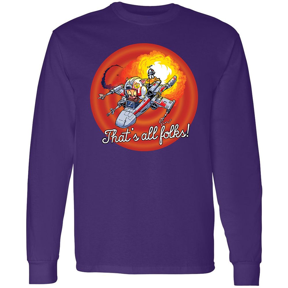 Long Sleeve T-Shirt - VQG3HSMP - Purple - 13