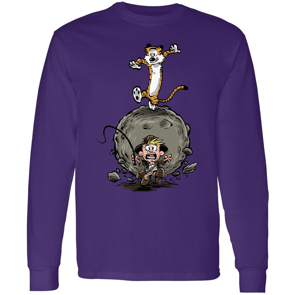 Long Sleeve T-Shirt - 97635JYA - Purple - 13