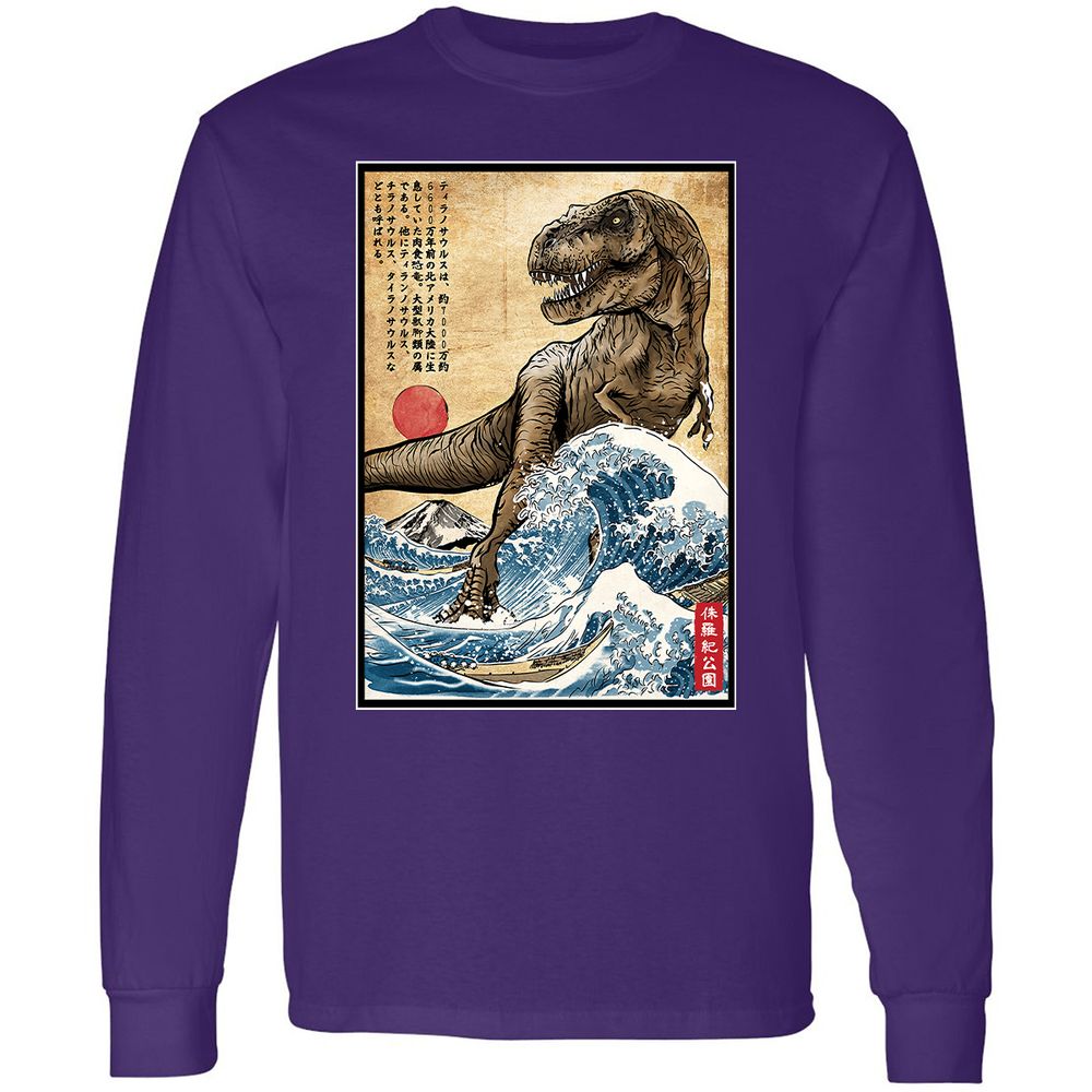 Long Sleeve T-Shirt - 4PPNNXSD - Purple - 13