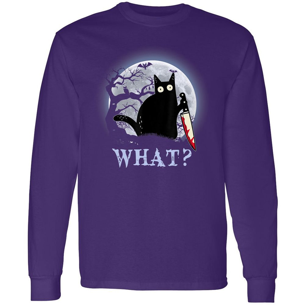 Long Sleeve T-Shirt - KQCBD2XT - Purple - 13