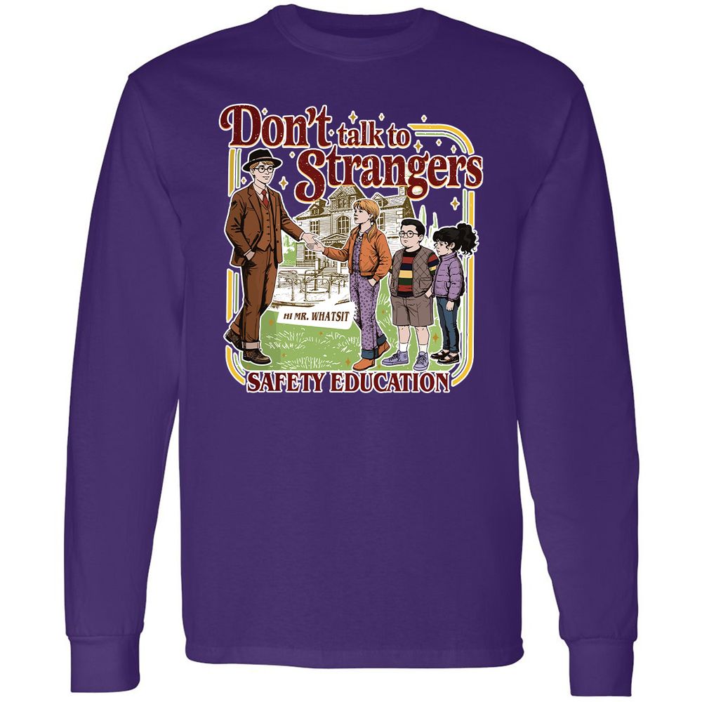 Long Sleeve T-Shirt - 2HFLVEKQ - Purple - 13