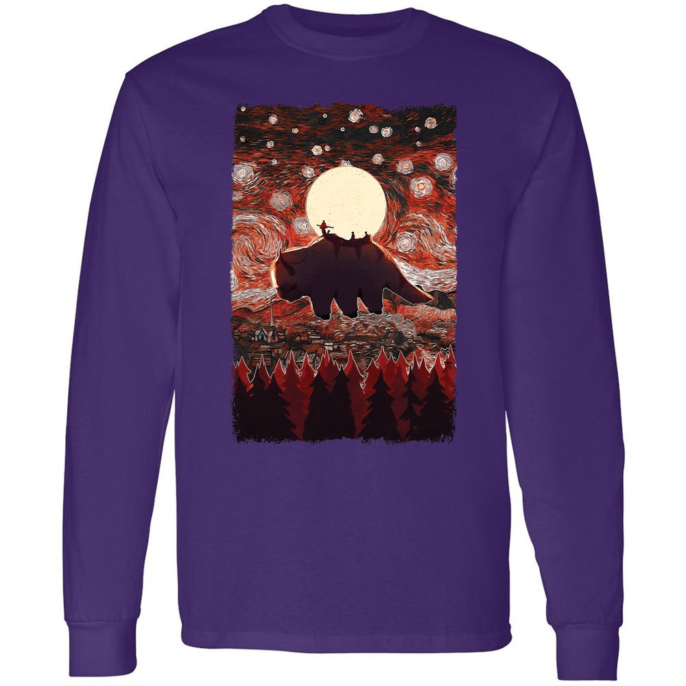 Long Sleeve T-Shirt - 4UCDT848 - Purple - 13