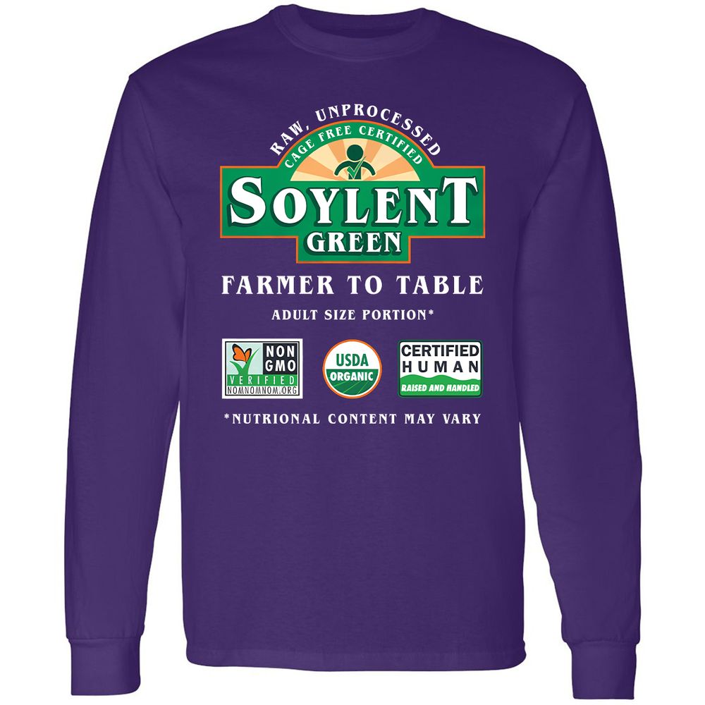 Long Sleeve T-Shirt - G16KKQ8D - Purple - 13