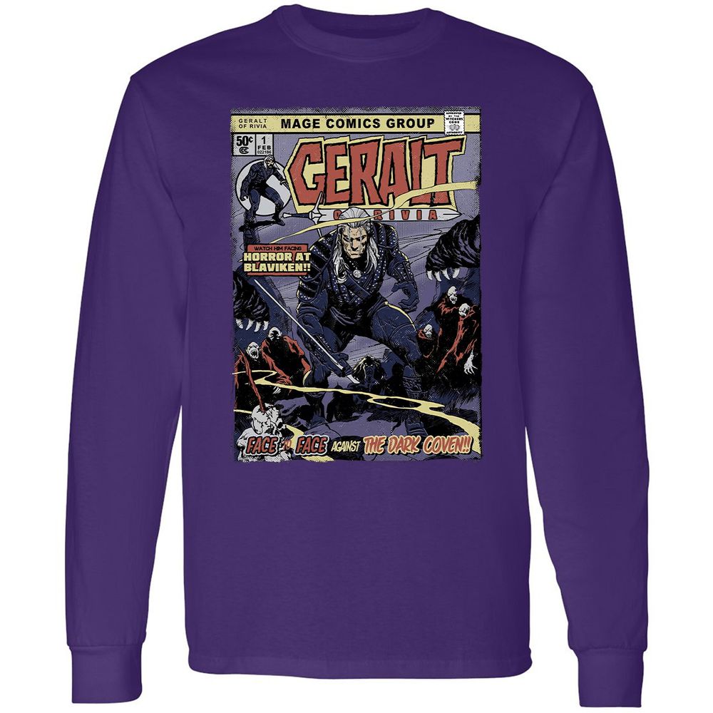 Long Sleeve T-Shirt - EQYL2B4H - Purple - 13