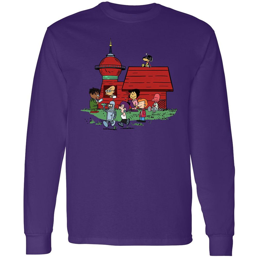 Long Sleeve T-Shirt - DMWMFJ19 - Purple - 13