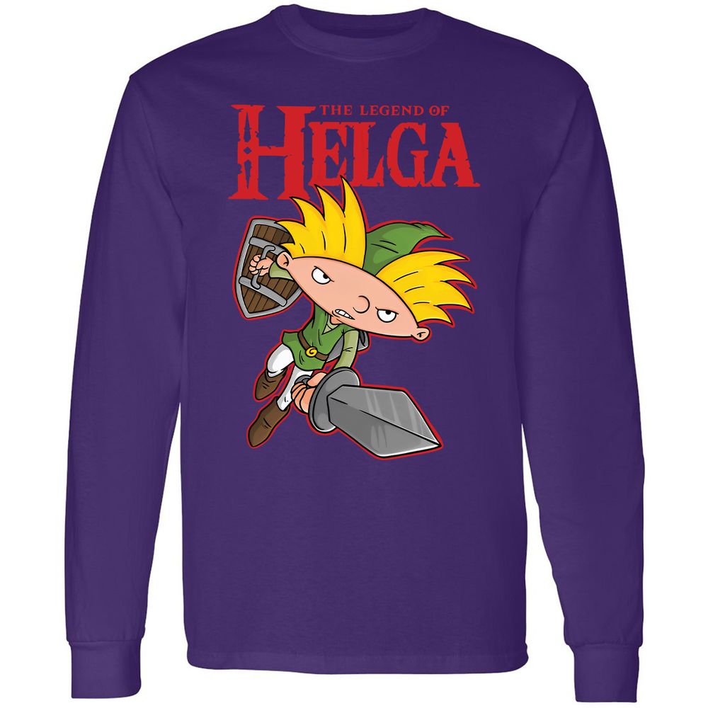 Long Sleeve T-Shirt - 8K37JQFM - Purple - 13