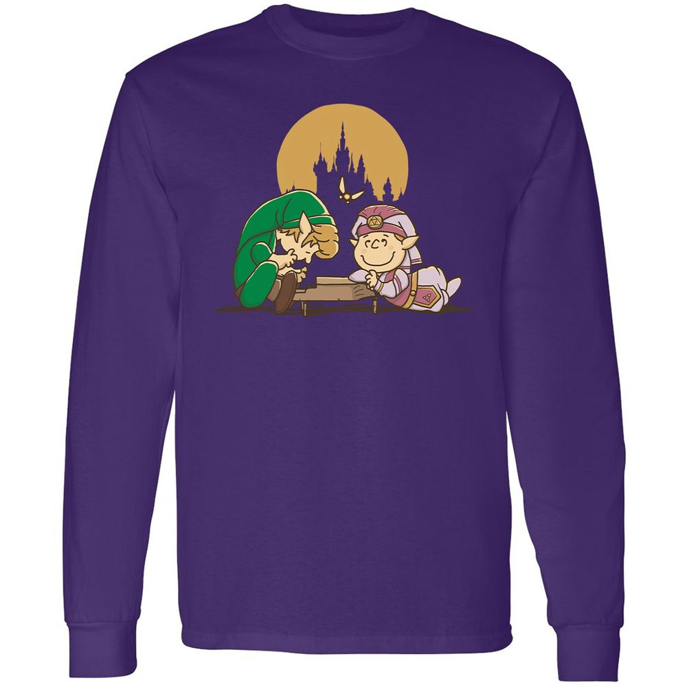 Long Sleeve T-Shirt - F5MEP7NY - Purple - 13