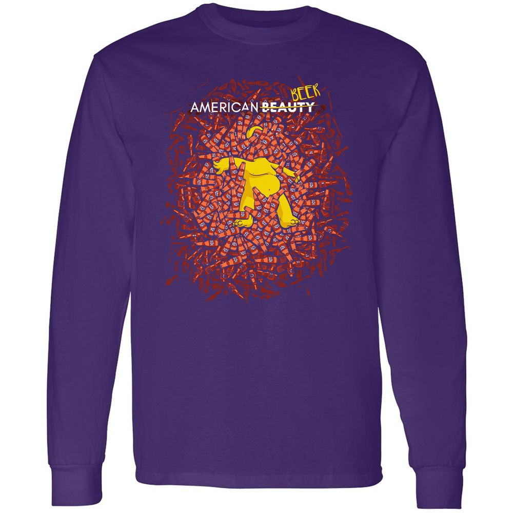 Long Sleeve T-Shirt - 9GGFJRUY - Purple - 13