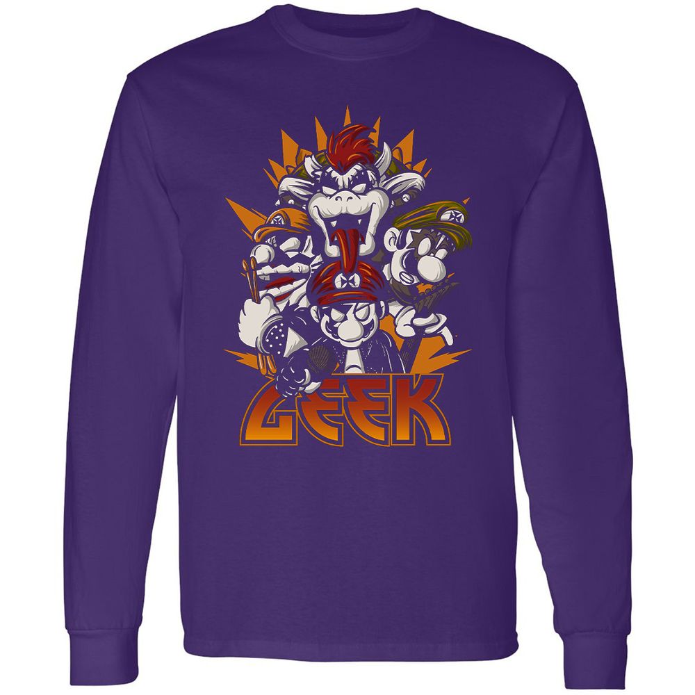 Long Sleeve T-Shirt - URPDFQ9F - Purple - 13