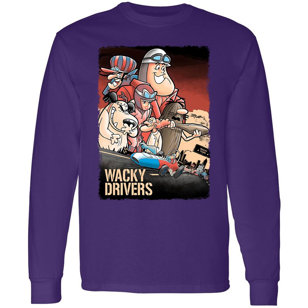 Long Sleeve T-Shirt - GTZ8Y2JX - Purple - 13