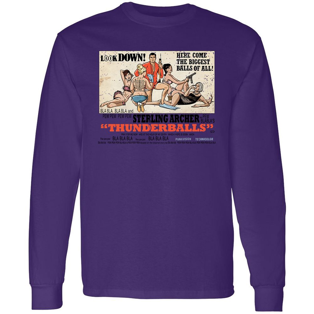 Long Sleeve T-Shirt - MT4PMULU - Purple - 13