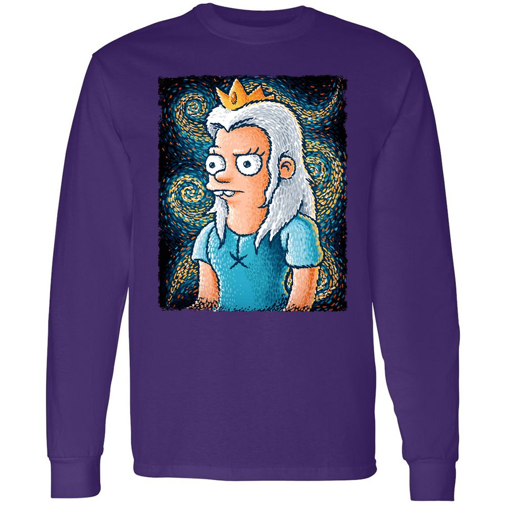 Long Sleeve T-Shirt - RHXNVB3C - Purple - 13