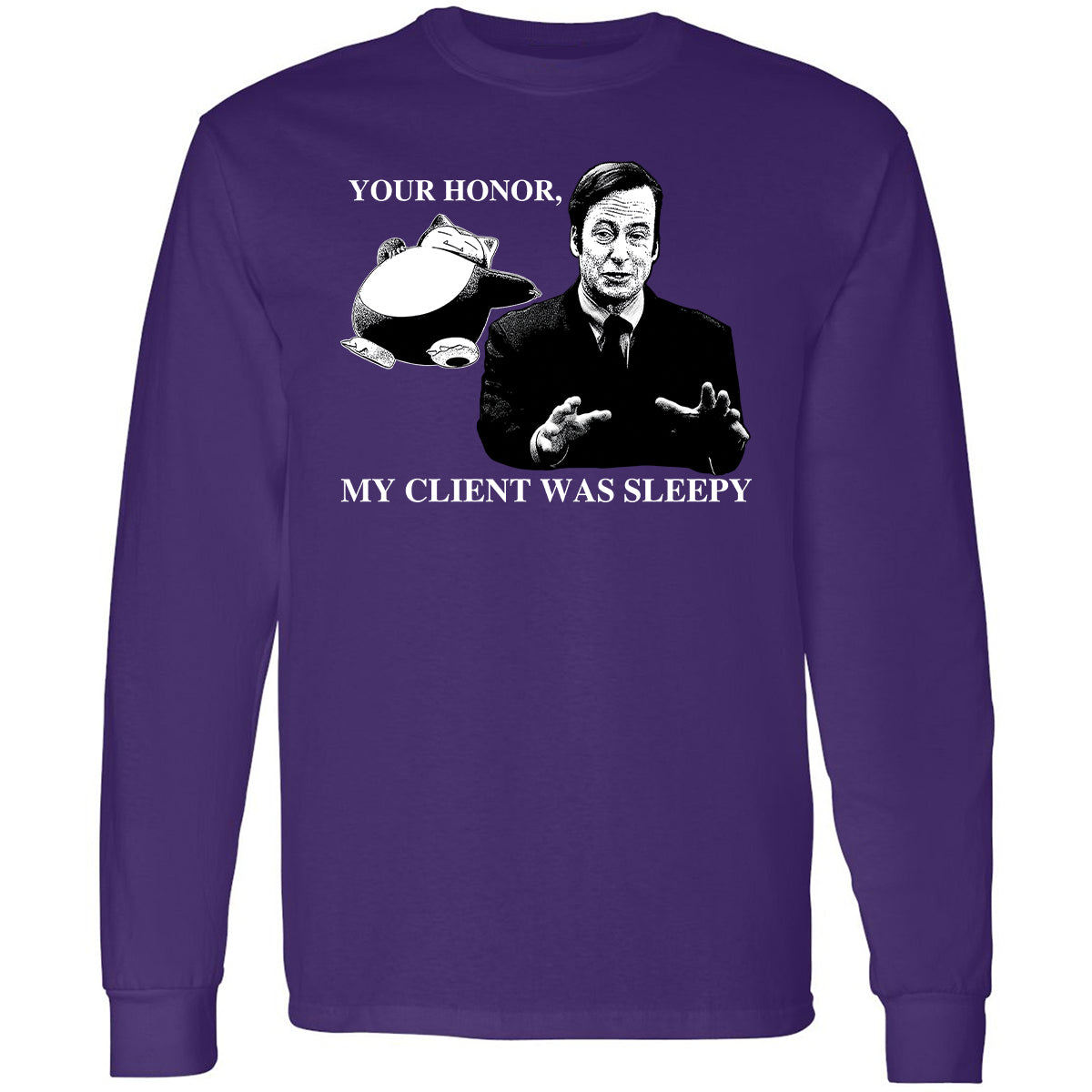 Long Sleeve T-Shirt - Z76VYP2R - Purple - 13