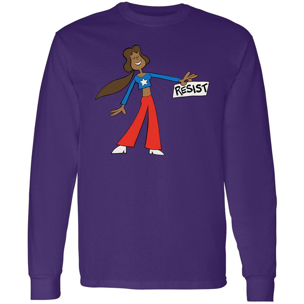 Long Sleeve T-Shirt - 13SBV7MQ - Purple - 13
