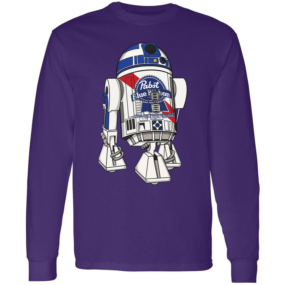 Long Sleeve T-Shirt - V651MZWM - Purple - 13