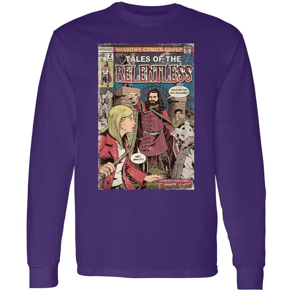 Long Sleeve T-Shirt - ALLQZLDL - Purple - 13