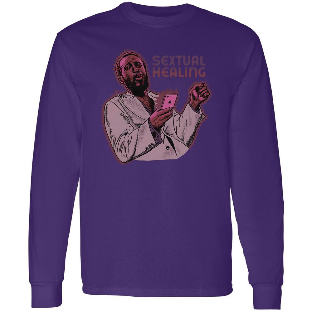 Long Sleeve T-Shirt - 9JD7FVGL - Purple - 13