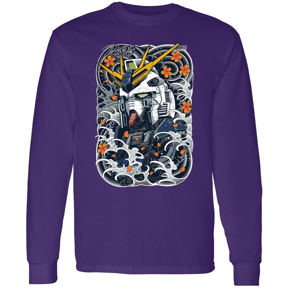 Long Sleeve T-Shirt - 8FKDFNBB - Purple - 13