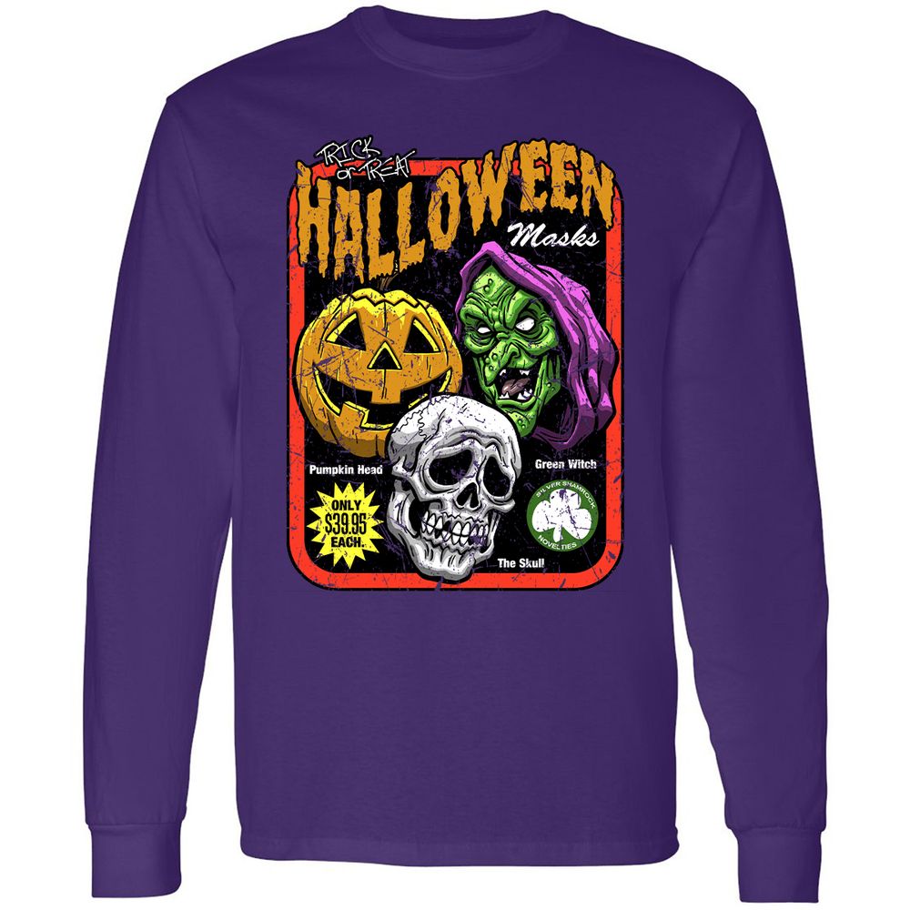 Long Sleeve T-Shirt - 7EPESJWQ - Purple - 13