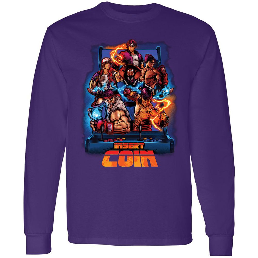 Long Sleeve T-Shirt - VGNV2YCW - Purple - 13