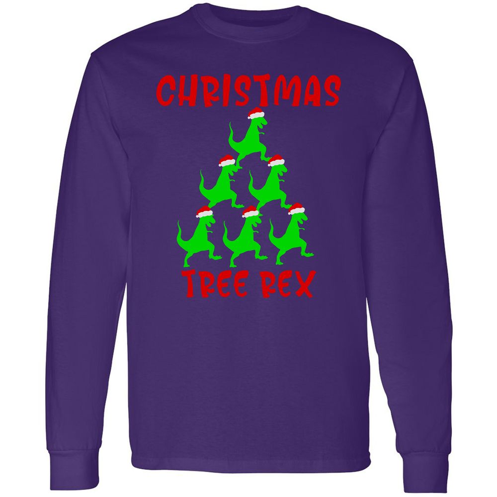 Long Sleeve T-Shirt - 3BF63QZW - Purple - 13