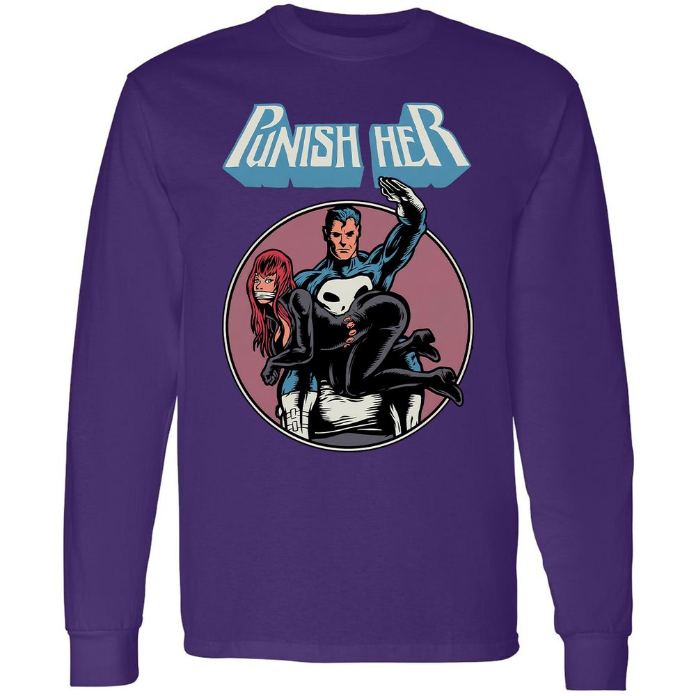 Long Sleeve T-Shirt - F4VSVMNM - Purple - 13