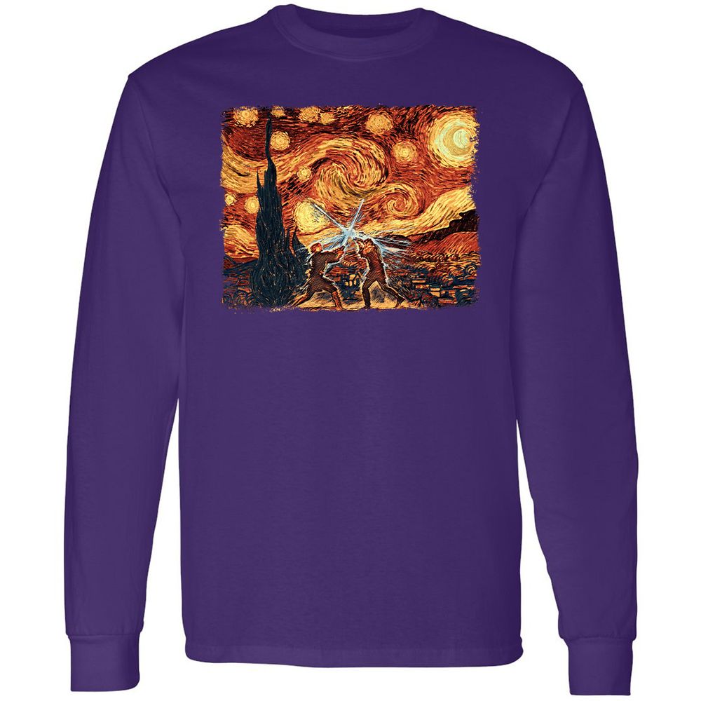 Long Sleeve T-Shirt - AEUY4QYJ - Purple - 13
