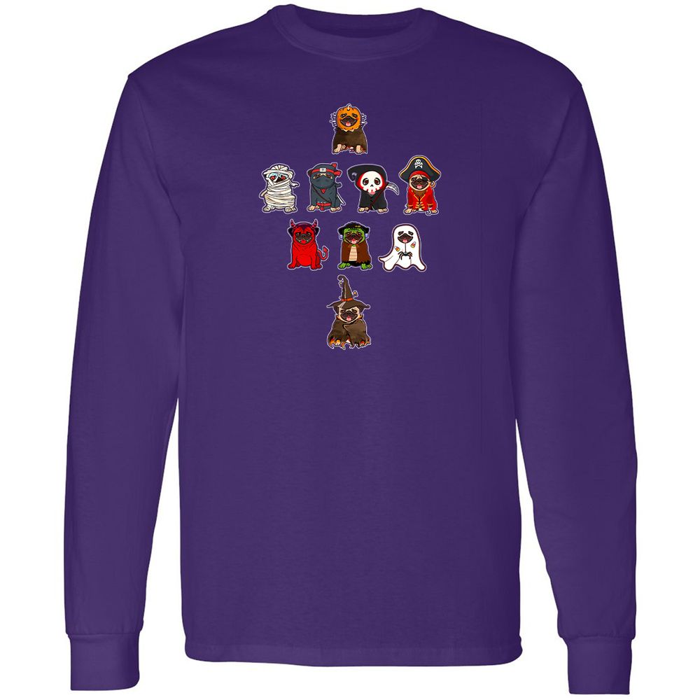 Long Sleeve T-Shirt - CEKJCESK - Purple - 13