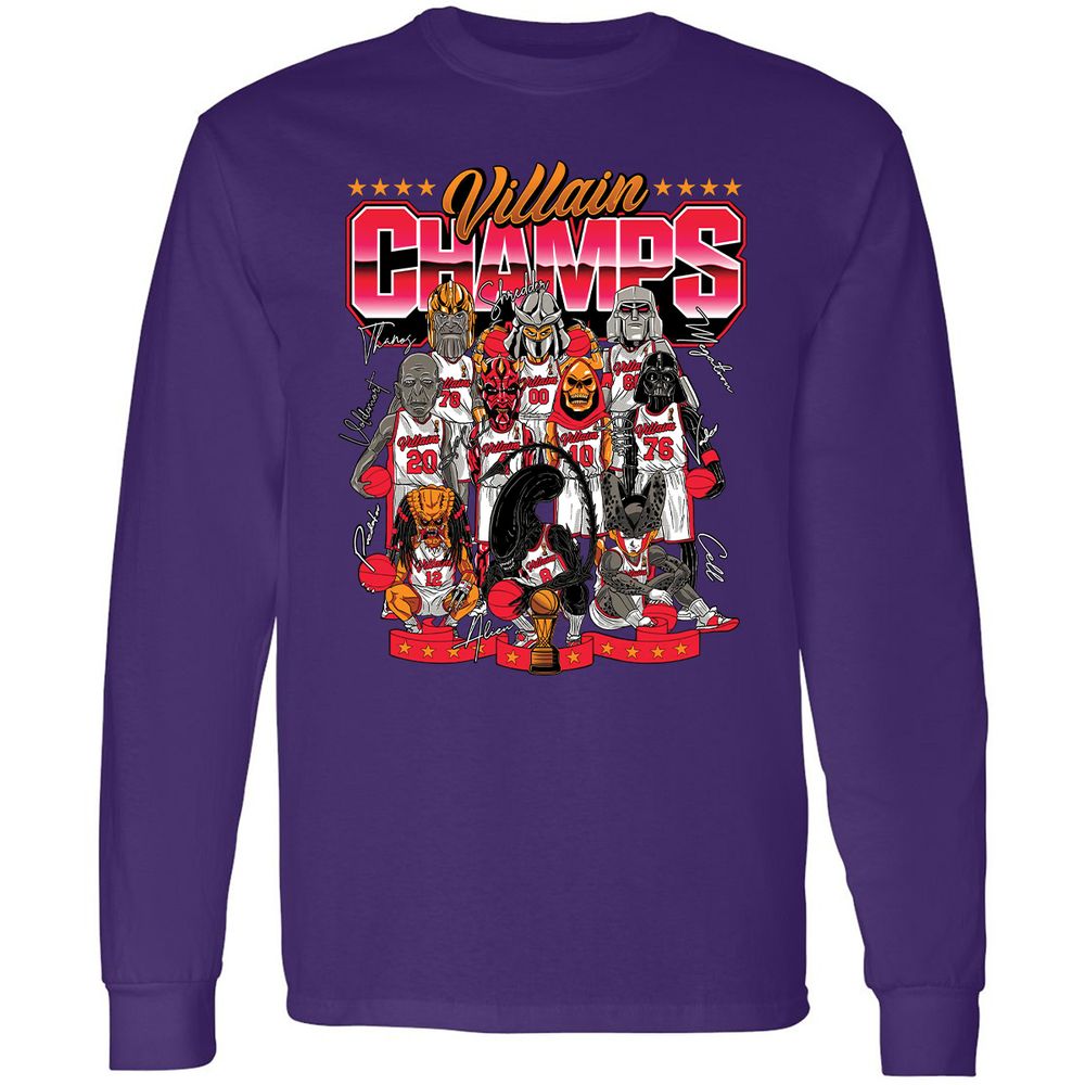 Long Sleeve T-Shirt - T6YF35N3 - Purple - 13