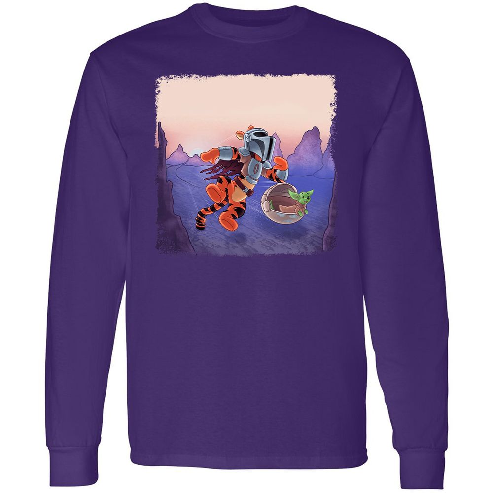 Long Sleeve T-Shirt - C4QABE1T - Purple - 13