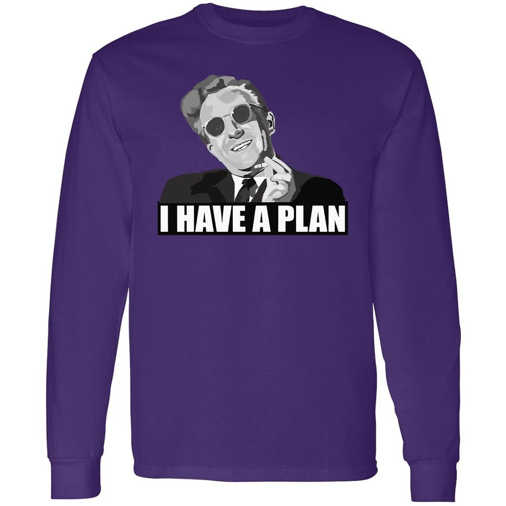 Long Sleeve T-Shirt - 6JTCT8QW - Purple - 13