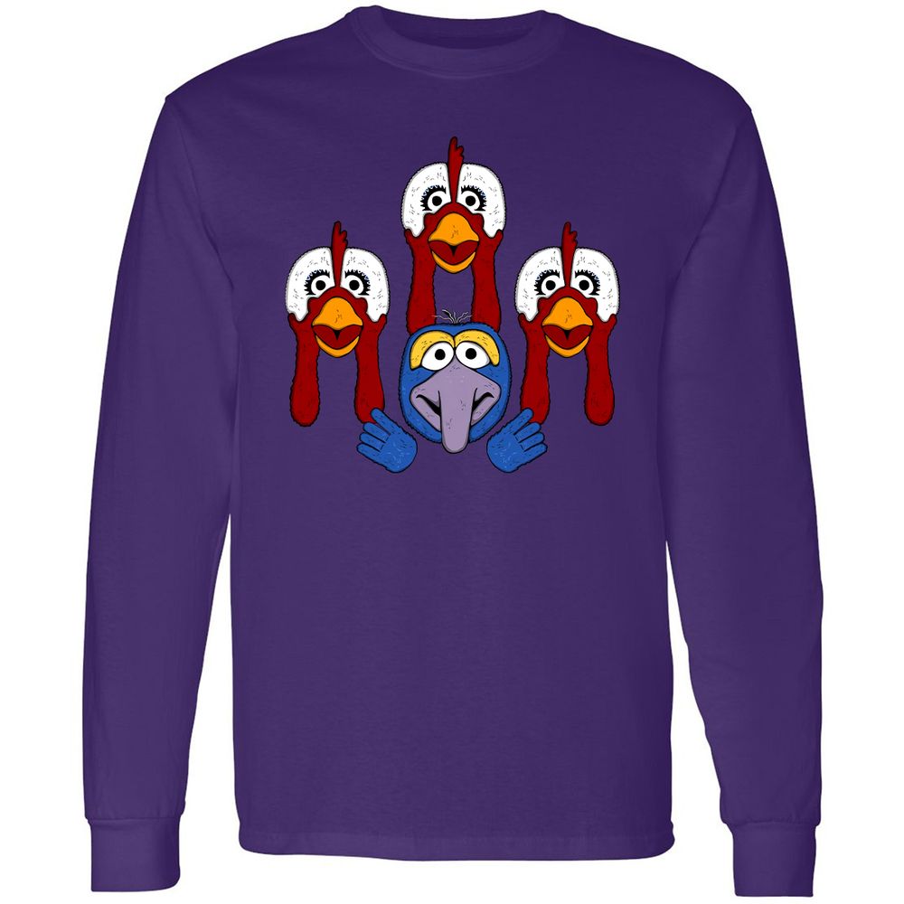 Long Sleeve T-Shirt - GHR588FQ - Purple - 13