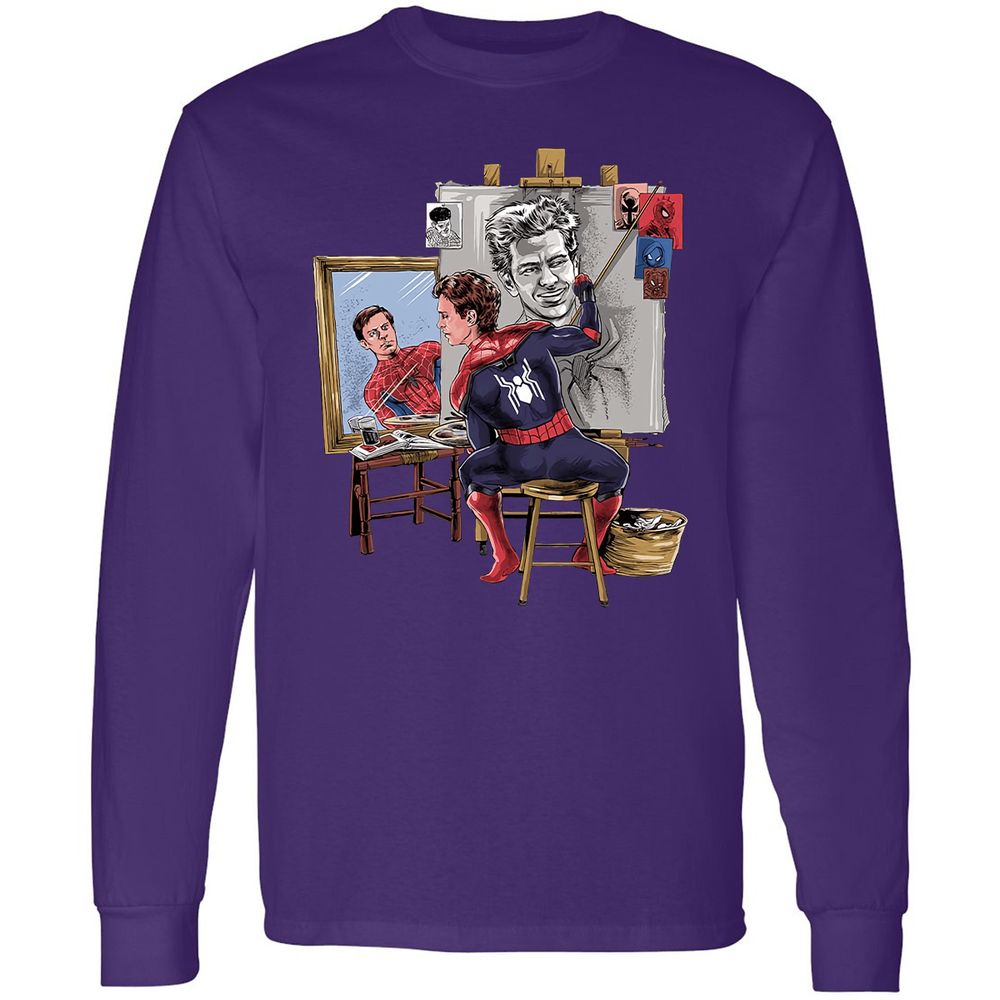 Long Sleeve T-Shirt - P34QQ68W - Purple - 13