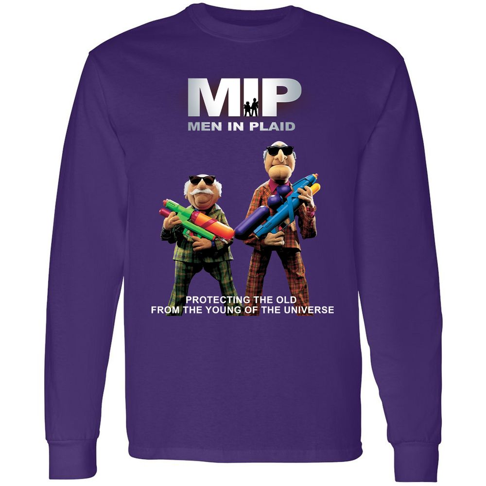 Long Sleeve T-Shirt - PZ1JYHWE - Purple - 13