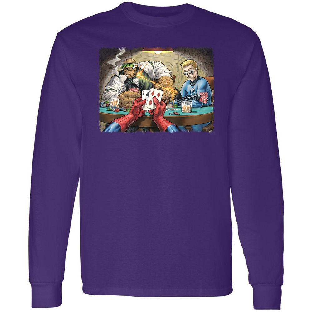 Long Sleeve T-Shirt - ZAZUC7XG - Purple - 13