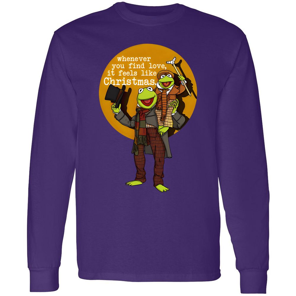 Long Sleeve T-Shirt - LUWLR5JH - Purple - 13