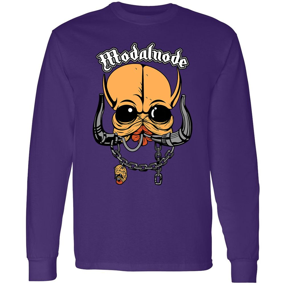 Long Sleeve T-Shirt - QEL6RL58 - Purple - 13